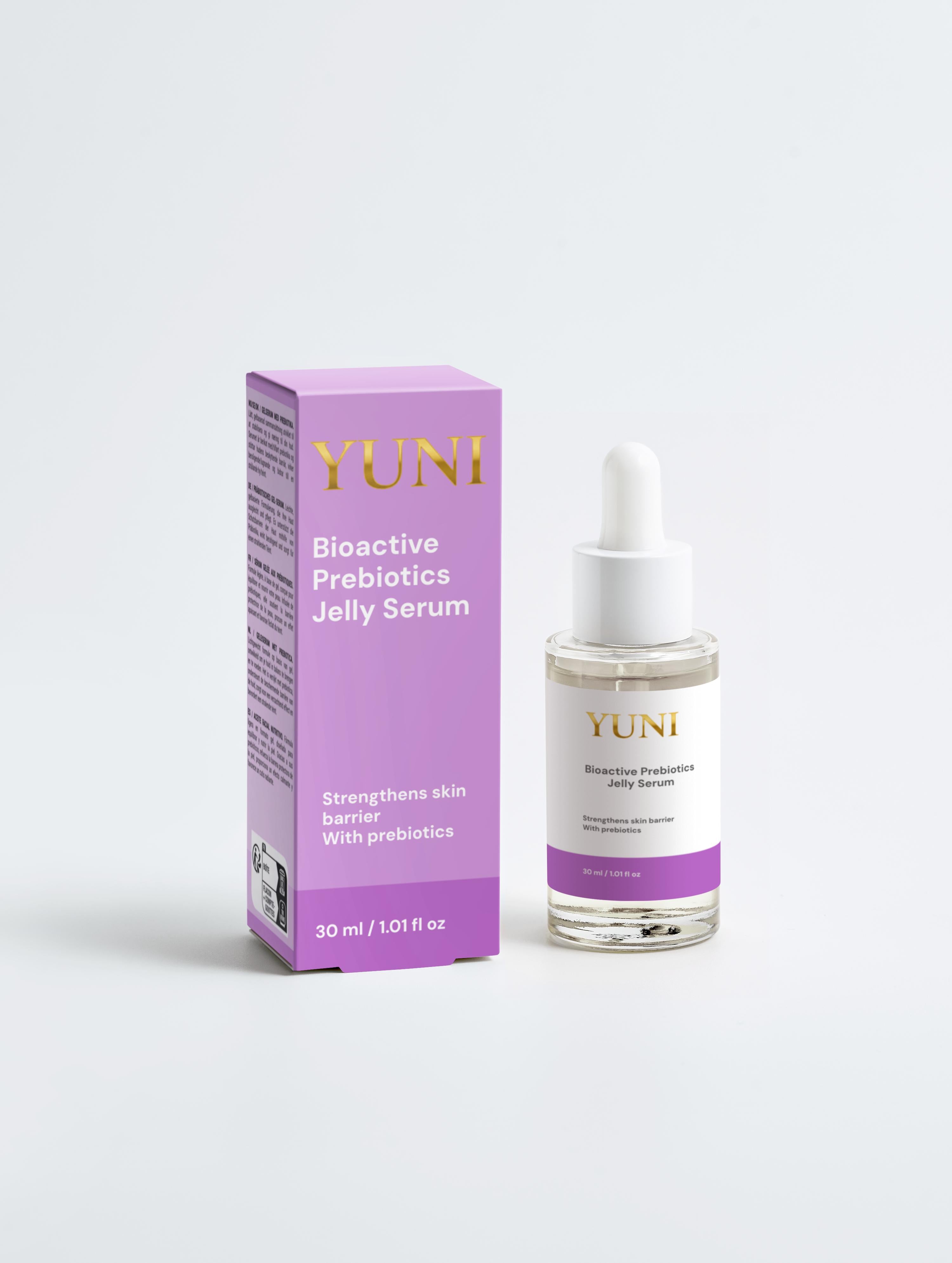 Sérum de gelatina con prebiótico bioactivo