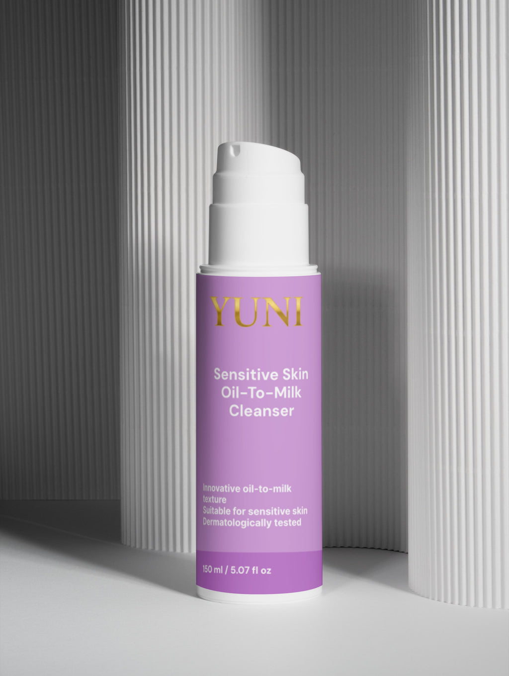 Limpiador aceite-a-leche para piel sensible