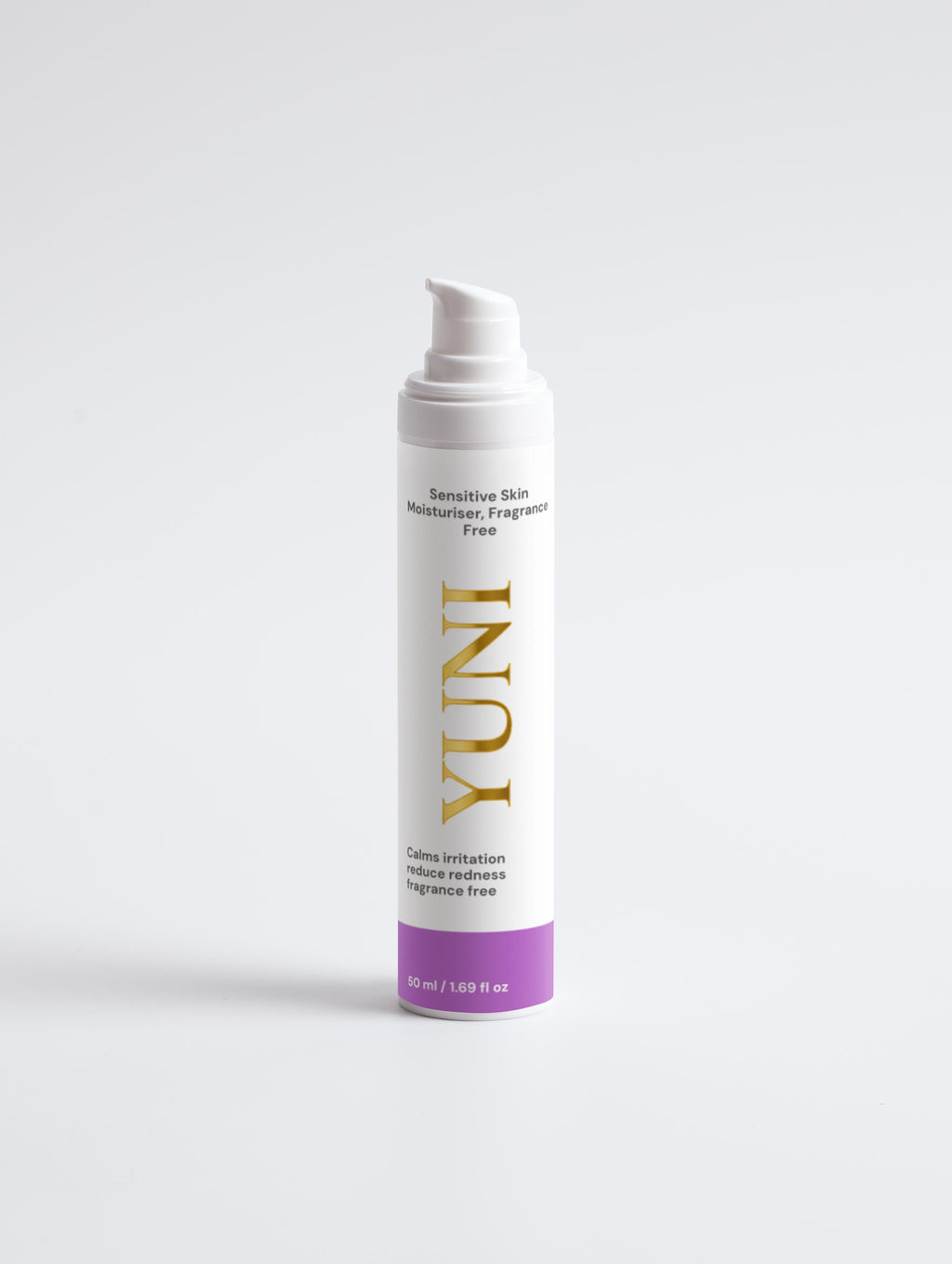 Crema hidratante para pieles sensibles, sin fragancia